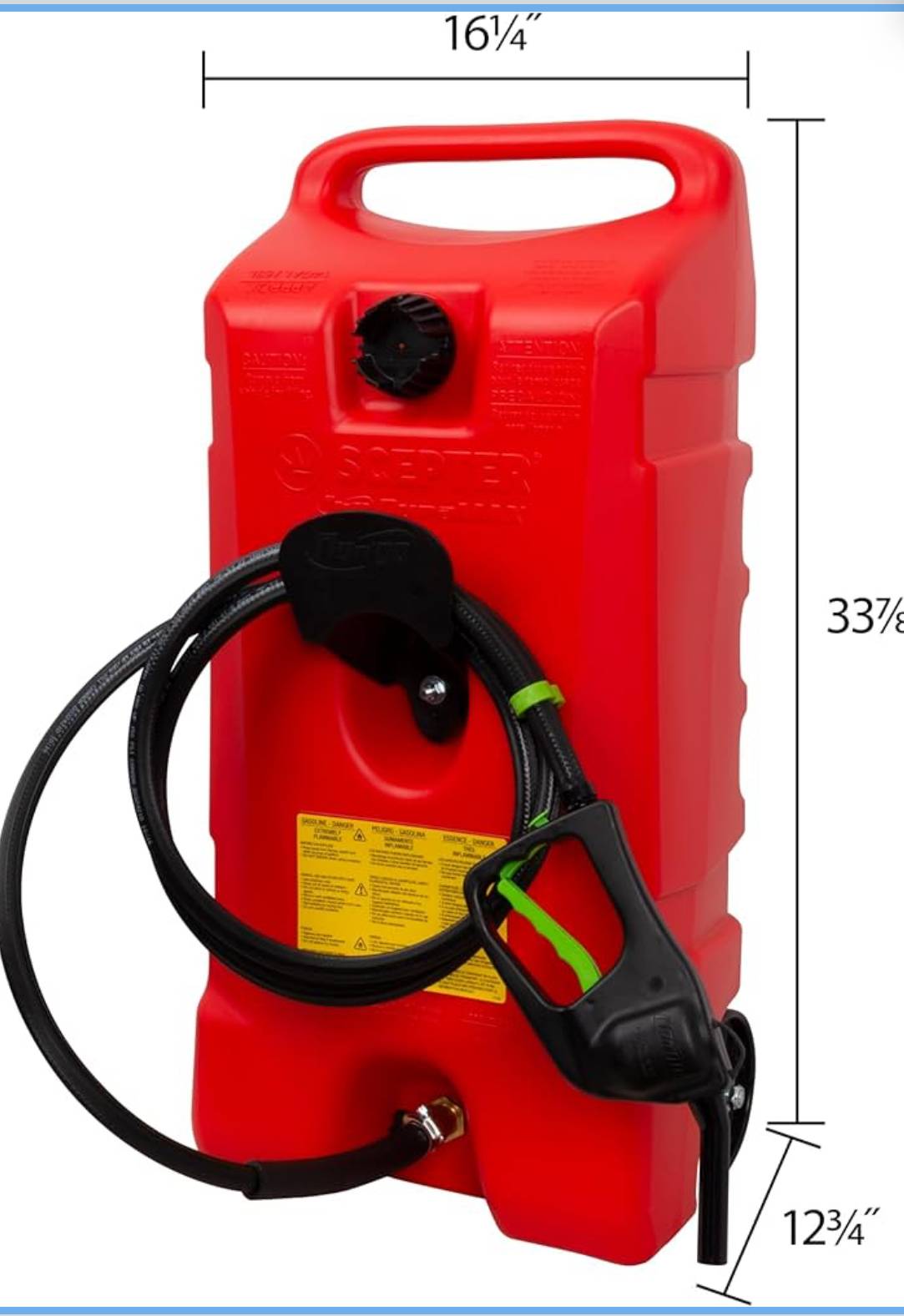 Refillable Gas Tank
